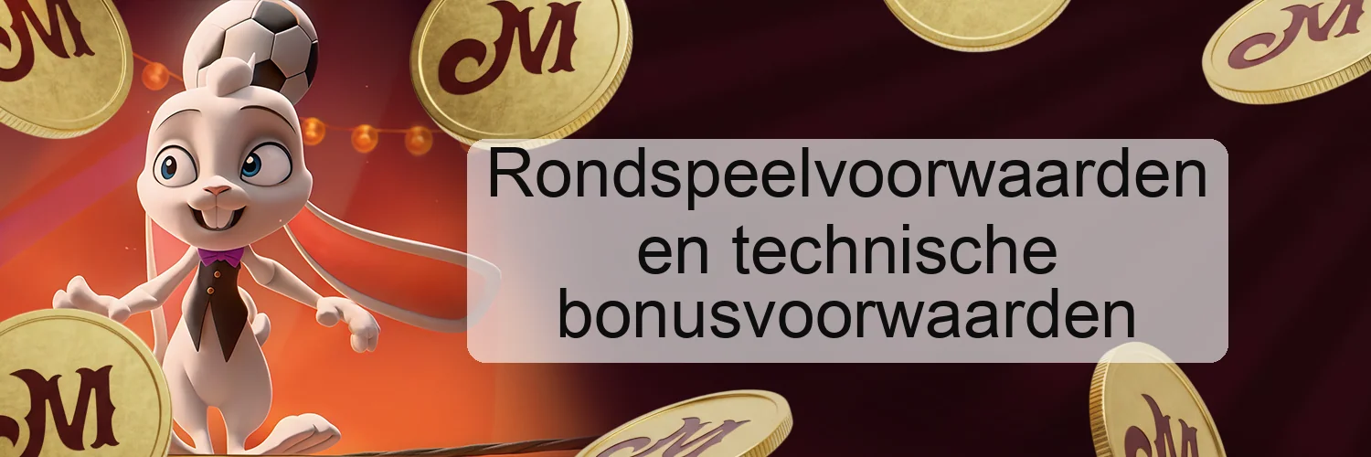 Rondspeelvoorwaarden en technische bonusvoorwaarden Rondspeelvoorwaarden en technische bonusvoorwaarden